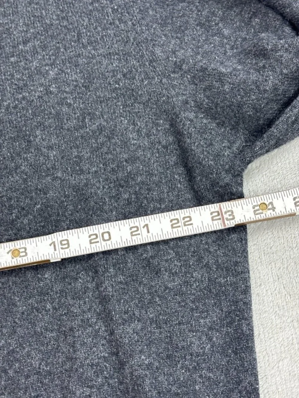 Joseph & Lyman Limited Collection Sweater Mens XL Gray Cashmere Ribbed Crew Neck